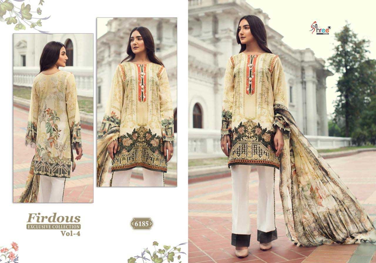 Shree fab Firdous Exclusive Collection Vol 4 Salwar suit Shree fab Firdous Exclusive Collection Vol 4 Salwar suit